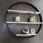 étagère sphères tonneaux