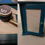 Boite à clé bleu canard